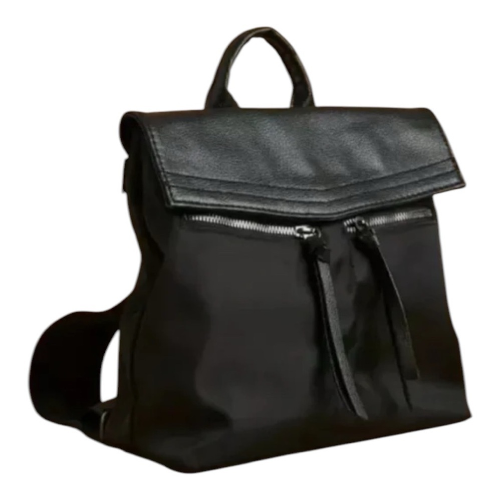 Botkler New York ‘Trigger’ Nylon Mini Black Backpack